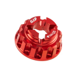 Scodellino ferma dado ruota anteriore SIP PERFORMANCE - Vespa PK, PX, T5, Cosa - rosso