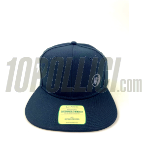 Cap 10Pollici - SNAPBACK - BLACK with GREY printed logo