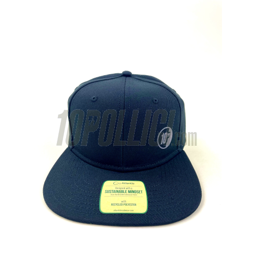 Cap 10Pollici - SNAPBACK - BLACK with GREY printed logo