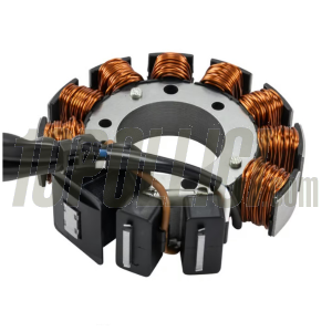 Ignition SIP PERFORMANCE by VAPE, TOURING, Vespa PK 50-125, S, XL, XL2, ETS, cone 19, flywheel ca.: 1390g, aluminium CNC, 9 coils, 20 magnets, 12V, DC 110 watt, static/variable ignition timing