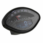 Speedometer rev counter SIP 2.0 for Vespa VBA, VBB, GL, GS, SS, Sprint, 14.000rpm, face: carbon look