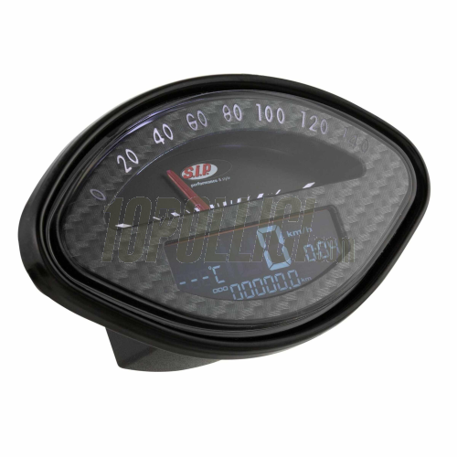 Speedometer rev counter SIP 2.0 for Vespa VBA, VBB, GL, GS, SS, Sprint, 14.000rpm, face: carbon look