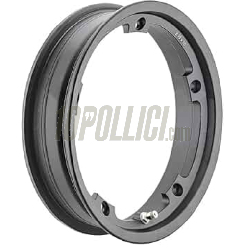 Alloy wheel rim FA Italia "MARGHERITA" silvery black 2.10-10 Tubeless