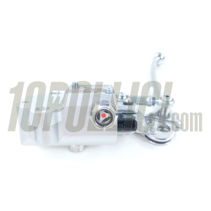Pompa freno CRIMAZ STEALTH 2.0 per manubrio Vespa PK, PX - grigia argento