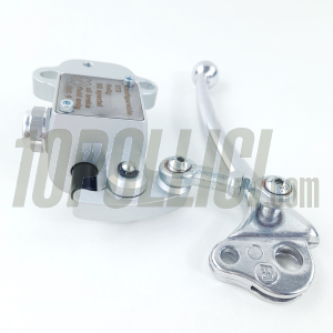 Pompa freno CRIMAZ STEALTH 2.0 per manubrio Vespa PK, PX - grigia argento