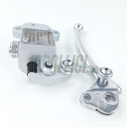 Pompa freno CRIMAZ STEALTH 2.0 per manubrio Vespa PK, PX - grigia argento