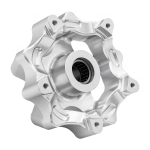 Wheel Hub S6X, front, Vespa PX80-200, PE, Lusso, also for Vespa PK50-125 XL, XL 2 - anodised silver