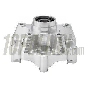 Wheel Hub S6X, front, Vespa PX80-200, PE, Lusso, also for Vespa PK50-125 XL, XL 2 - anodised silver