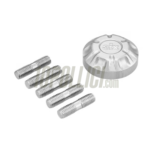 Mozzo portacerchio S6X 06 per mozzetto anteriore ZIP SP, ET2, ET4, Quartz, PX, PK - anodizzato argento