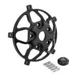 Adaptor S6X 05 for Vespa rims, for front wheel hub ZIP SP, ET2, ET4, Quartz, PX, PK - anodised black