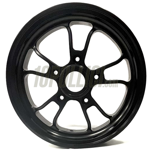 Front rim CRIMAZ STYLISH "MACHINED FROM SOLID" for Piaggio ZIP SP 2.50-10 - BLACK