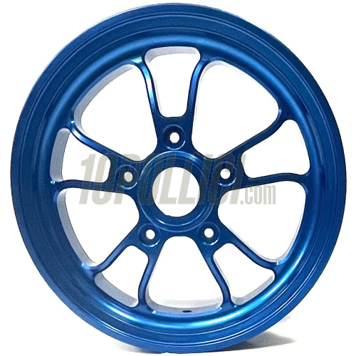 Front rim CRIMAZ STYLISH "MACHINED FROM SOLID" for Piaggio ZIP SP 2.50-10 - BLUE