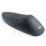 Sella NISA Golden Girl per Vespa PX, GT, Sprint - Nero e oro