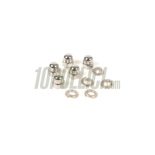 Kit dadi ciechi BGM ORIGINAL per prigionieri chiusura cerchio M8, acciaio inox - Vespa tutti i modelli
