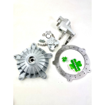 Disc brake CRIMAZ 2.0, front, Vespa 50, 125 Primavera, ET3 with CNC suspension arm - grey brake caliper 