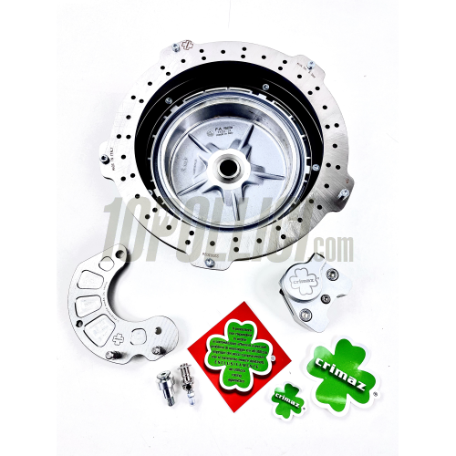 Freno a disco anteriore CRIMAZ per Vespa Sprint, GT, GL, TS, Rally - pinza grigia