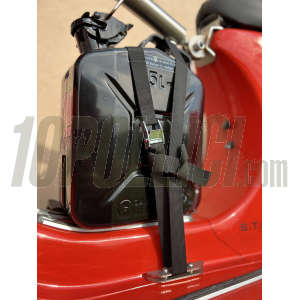 Piastre di rinforzo superiore per cavalletto centrale, con gancio portabagagli,"Pro"  S.T. CORSE  Vespa 50-125 PK