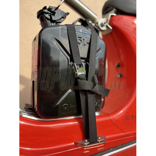 Piastre di rinforzo superiore per cavalletto centrale, con gancio portabagagli,"Pro"  S.T. CORSE  Vespa 50-125 PK