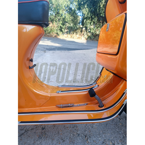 Piastre di rinforzo superiore per cavalletto centrale, con gancio portabagagli,"Pro"  S.T. CORSE  Vespa 50-125 PK