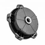 Tamburo posteriore FA ITALIA tipo speciale in alluminio Ape 50, grigio