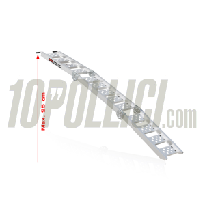 Rampa richiudibile RACEFOXX, MOTOCICLO / SCOOTER- alluminio (portata fino a max. 272kg) 