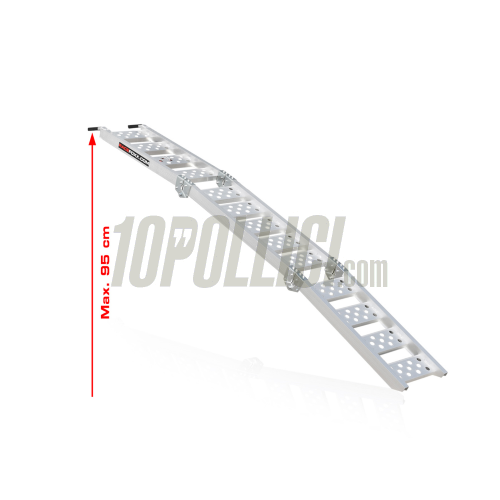 Rampa richiudibile RACEFOXX, MOTOCICLO / SCOOTER- alluminio (portata fino a max. 272kg) 