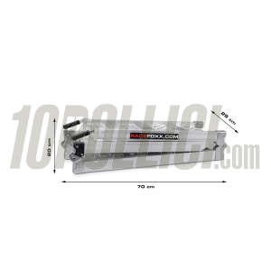 Rampa richiudibile RACEFOXX, MOTOCICLO / SCOOTER- alluminio (portata fino a max. 272kg) 