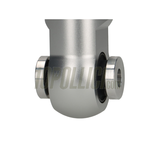 Shock absorber rear -BGM PRO SC/R1 SPORT, 385mm- Vespa Wideframe VM1, VM2, VN1, VN2, VB1, VL1, VL2, VL3, GS150 - black/silver