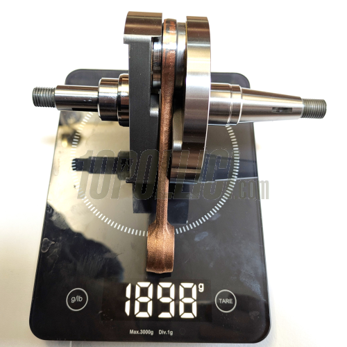 Crankshaft W1R Rotary stroke 60, conrod 105, flywheel side circle 97, cone 20 Vespa Largeframe