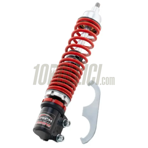 Front shock absorber CARBONE HI TECH Vespa GTS, GTS, Super, GTV, GT 60, GT, GT L, 125-300cc - RED spring
