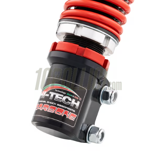 Front shock absorber CARBONE HI TECH Vespa GTS, GTS, Super, GTV, GT 60, GT, GT L, 125-300cc - RED spring