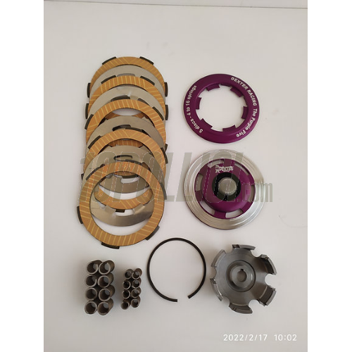 Clutch DEXTER RACING The Purple Five Smallframe - kevlar plates