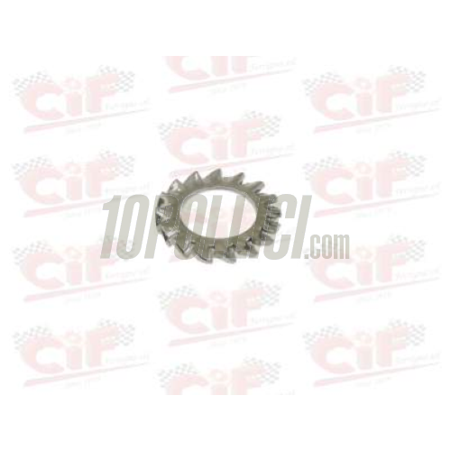 Toothed washer for upper attachment of front shock absorber Vespa PK XL, XL, PX/PE, T, Cosa - Ø 10mm