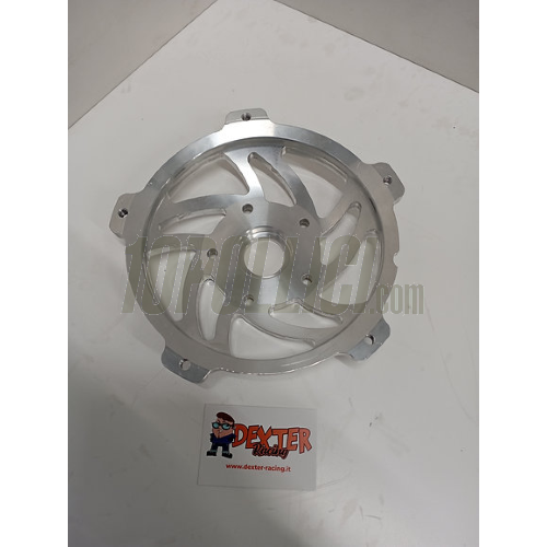 Front wheel rim mounting hub DEXTER RACING RDP Silver for Zip fork - Vespa Smallframe