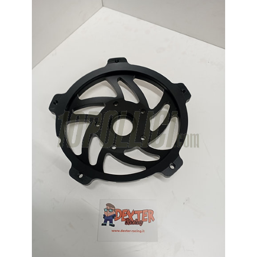 Front wheel rim mounting hub RDP Black for DEXTER RACING disc brake kits - Vespa Smallframe