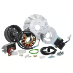 Ignition SIP PERFORMANCE by VAPE, Sport, for Vespa PK 50-125, S, XL, XL2, ETS, cone 20, flywheel ca.: 1390g, aluminium CNC, 9 coils, 12 magnets, 12V, DC 110 watt, variable ignition point