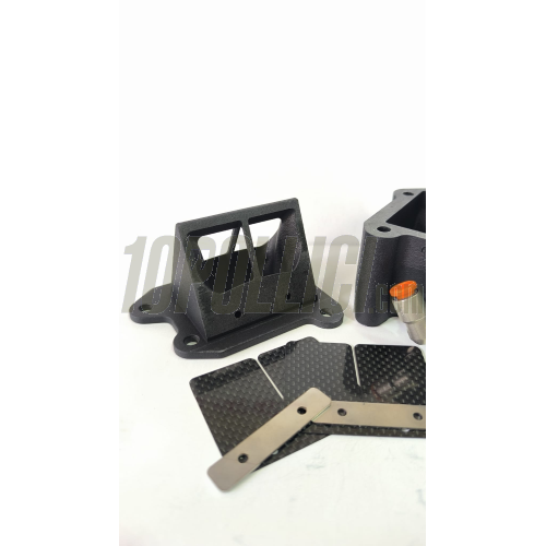 Intake manifold lower part reed valve VespaLab, for Vespa GT, GL, Sprint, TS, VBA, Super, Rally, PX, PE, T5, Cosa - Malossi VR-ONE crankcase