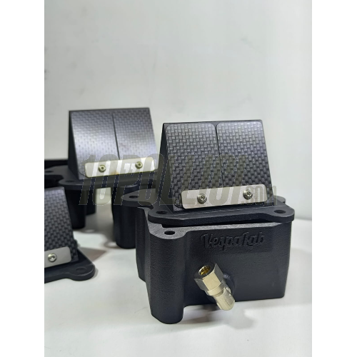 Intake manifold lower part reed valve VespaLab, for Vespa GT, GL, Sprint, TS, VBA, Super, Rally, PX, PE, T5, Cosa - Malossi VR-ONE crankcase