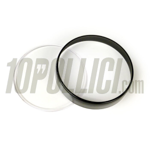 Speedometer lens for Vespa Ø=105mm - Vespa PX -> 1984, with black ring