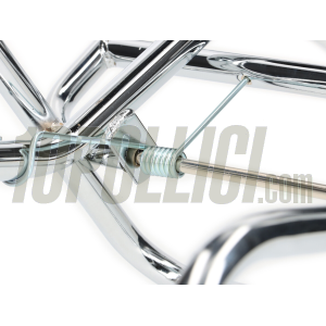 Rear luggage rack MOTO NOSTRA for Vespa PX, PE - chrome