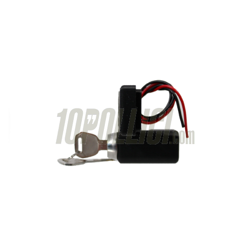 Light switch EVOK IRON Vespa 50 Special, with key - carbon fiber