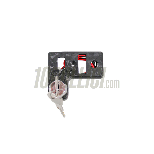 Light switch EVOK IRON Vespa 50 Special, with key - forged carbon fiber
