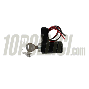 Light switch EVOK IRON Vespa 50 Special, with key - forged carbon fiber