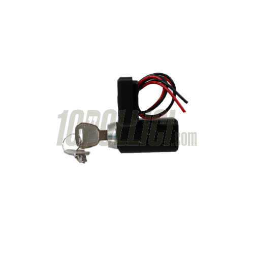 Light switch EVOK IRON Vespa 50 Special, with key - forged carbon fiber