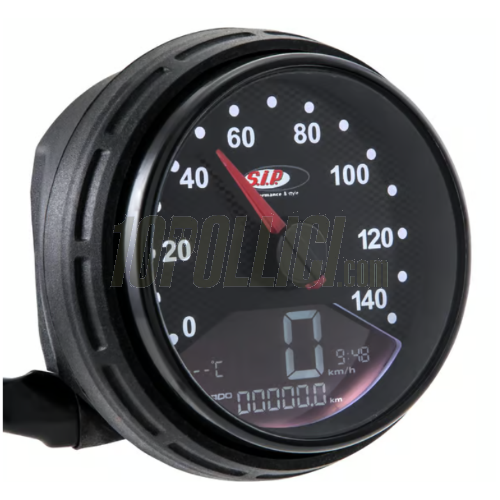 Speedometer rev counter SIP 2.0 for Vespa PK 50, 125, S, Automatica, 140km/h, 14.000rpm, face: carbon look