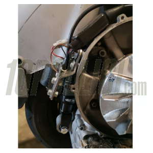Bracket SIP electronic unit 2.0, for VAPE for Vespa 125 GTR, TS, 150 Sprint V, Super, 200 Rally, PX, PE, Cosa, with E-start motor casing, steel, zinc plated