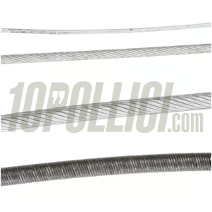 Kit cavi e guaine SIP PREMIUM con inserto in PTFE per Vespa 50, 90, 125 ET3 Primavera - guaine grigie