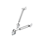 Shock absorbers set IMCA for Piaggio Ciao - chrome