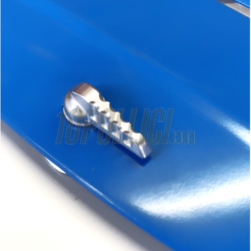 Kit chiusura sportello cofano motore VZR Vezzola Racing con levetta in Ergal Vespa 50, 90, 125 ET3 Primavera