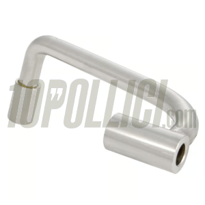 Holder mirror left Vespa 125 VNA/VNB 1-2T - stainless steel polished